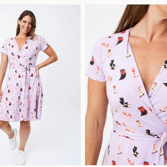 Mata Traders Katie Wrap Dress NEW S - Picture 1 of 10